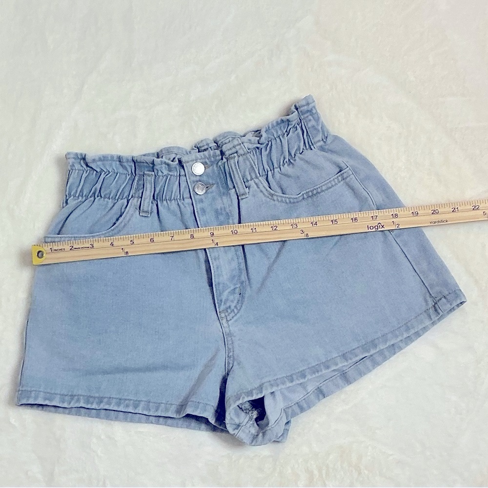 Forever 21 Blue High Waist Denim Shorts - Picture 9 of 9